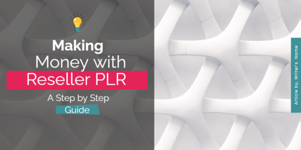 making money with reseller plr
