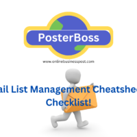 Email List Management Cheat Sheet & Checklist